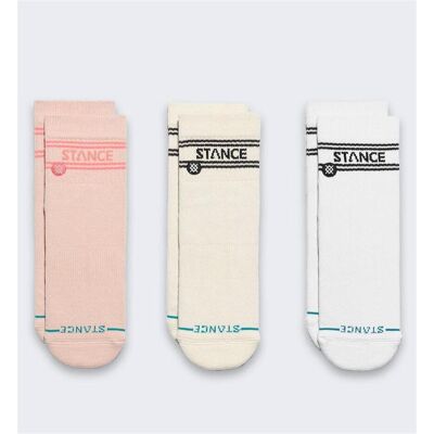 Stance, Damen, Socken, Basic Quarter Socken 3 Paar Rosa, Rosa, (3er Pack, L) Stance, Damen, Socken, Basic Quarter Socken 3 Paar Rosa, Rosa, (3er Pack, L)