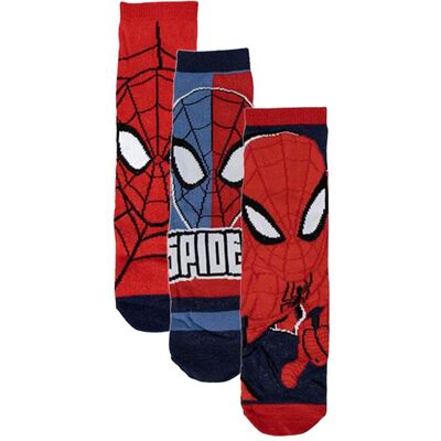 Disney Unisex, Socken, Spiderman, Mehrfarbig, (3er Pack, 27 - 30) Disney Unisex, Socken, Spiderman, Mehrfarbig, (3er Pack, 27 - 30)