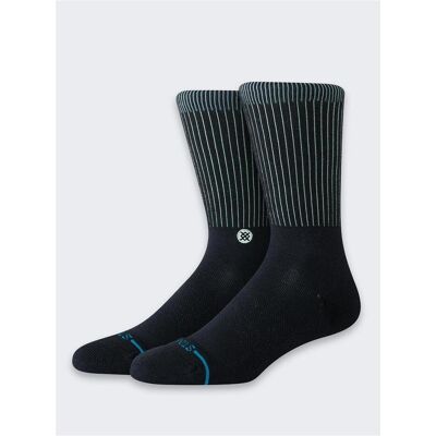 Stance, Unisex, Socken, Icon Pop Crew Socken 1 Paar Schwarz Blaugrün, Blau, Schwarz, (Einzelpack, M) Stance, Unisex, Socken, Icon Pop Crew Socken 1 Paar Schwarz Blaugrün, Blau, Schwarz, (Einzelpack, M)