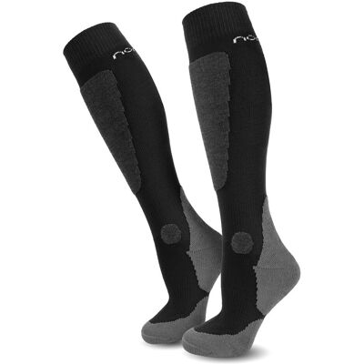 Normani, Unisex, Socken, 2 Paar Ski-Kniestrümpfe New-Style, Schwarz, (2er Pack, 43 - 46) Normani, Unisex, Socken, 2 Paar Ski-Kniestrümpfe New-Style, Schwarz, (2er Pack, 43 - 46)