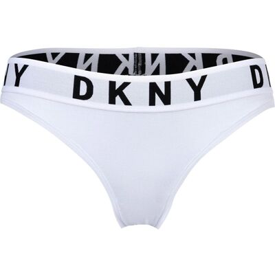 DKNY, Damen, Unterhosen, Slip Casual Figurbetont - 10096, Weiss, (Einzelpack, L) DKNY, Damen, Unterhosen, Slip Casual Figurbetont - 10096, Weiss, (Einzelpack, L)