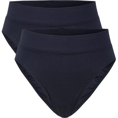 Calida, Damen, Unterhosen, Slip Casual Bequem sitzend Elastic High Waist, Blau, (2er Pack, 48, 50) Calida, Damen, Unterhosen, Slip Casual Bequem sitzend Elastic High Waist, Blau, (2er Pack, 48, 50)