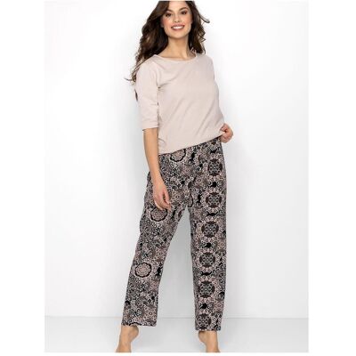Momenti Per Me, Damen, Pyjamas, Pyjama, Beige, (M) Momenti Per Me, Damen, Pyjamas, Pyjama, Beige, (M)