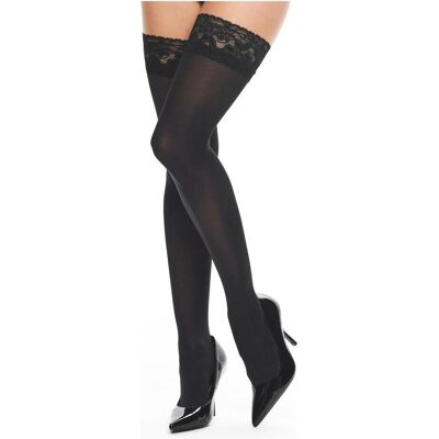 Kotek, Damen, Strümpfe, H026 Hold Ups, Schwarz, (L/XL) Kotek, Damen, Strümpfe, H026 Hold Ups, Schwarz, (L/XL)