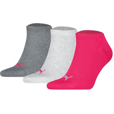 Puma Unisex, Socken, Sneaker Plain, Pink, Grau, (3er Pack, 39 - 42) Puma Unisex, Socken, Sneaker Plain, Pink, Grau, (3er Pack, 39 - 42)