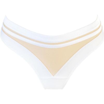 Axami, Damen, Unterhosen, Strings model 183683, Beige, Weiss, (Einzelpack, S) Axami, Damen, Unterhosen, Strings model 183683, Beige, Weiss, (Einzelpack, S)