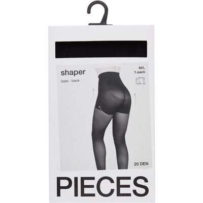 Pieces, Damen, Strümpfe, 20 Den Tights, Schwarz, (S/M) Pieces, Damen, Strümpfe, 20 Den Tights, Schwarz, (S/M)