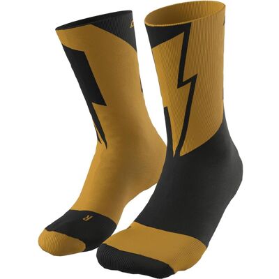 Dynafit Unisex, Sportsocken, No Pain No Gain Socken (35 - 38), Braun, Gelb Dynafit Unisex, Sportsocken, No Pain No Gain Socken (35 - 38), Braun, Gelb