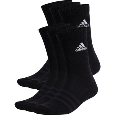 Adidas Unisex, Sportsocken, Cushioned Sportswear Crew Socken, 6 Paar (37 - 39), Schwarz Adidas Unisex, Sportsocken, Cushioned Sportswear Crew Socken, 6 Paar (37 - 39), Schwarz