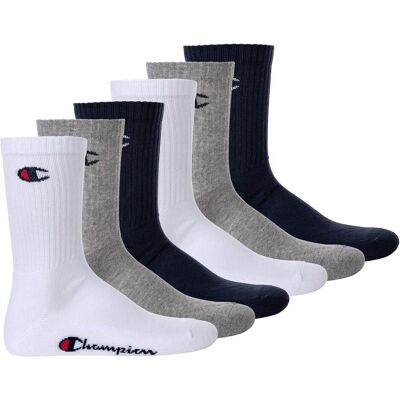 Champion 6er Pack Socken - Blau, Weiß, Grau - Socken Champion 6er Pack Socken - Blau, Weiß, Grau - Socken