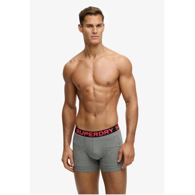 Superdry, Herren, Unterhosen, Boxer, Mehrfarbig, Grau, (3er Pack, XXL) Superdry, Herren, Unterhosen, Boxer, Mehrfarbig, Grau, (3er Pack, XXL)
