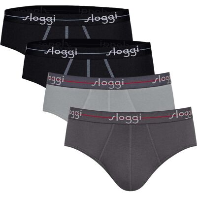 Sloggi, Herren, Unterhosen, Slip Casual Figurbetont Start midi C4P box, Mehrfarbig, (4er Pack, L) Sloggi, Herren, Unterhosen, Slip Casual Figurbetont Start midi C4P box, Mehrfarbig, (4er Pack, L)