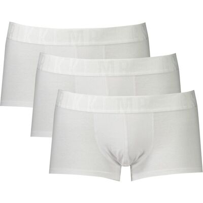 Bikkembergs, Herren, Unterhosen, Weisser Polyester Herren Boxer, Weiss, (Einzelpack, XXL) Bikkembergs, Herren, Unterhosen, Weisser Polyester Herren Boxer, Weiss, (Einzelpack, XXL)