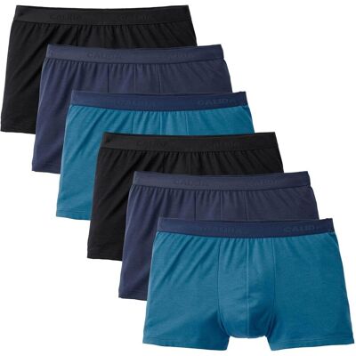 Calida, Herren, Unterhosen, Boxershort Casual Figurbetont New Boxer Natural Benefit 3P, Mehrfarbig, (6er Pack, L) Calida, Herren, Unterhosen, Boxershort Casual Figurbetont New Boxer Natural Benefit 3P, Mehrfarbig, (6er Pack, L)