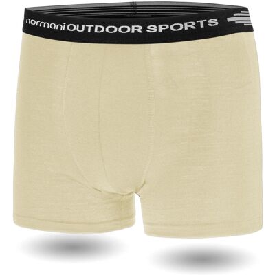 Normani, Herren, Unterhosen, Herren Merino Boxershorts Adelaide - 1579, Weiss, (Einzelpack, 48, S) Normani, Herren, Unterhosen, Herren Merino Boxershorts Adelaide - 1579, Weiss, (Einzelpack, 48, S)