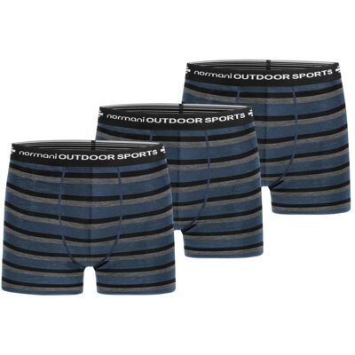 Normani, Herren, Unterhosen, 3er Pack Herren Merino Boxershorts Unterhose - 7694, Mehrfarbig, Schwarz, Grau, (3er Pack, L) Normani, Herren, Unterhosen, 3er Pack Herren Merino Boxershorts Unterhose - 7694, Mehrfarbig, Schwarz, Grau, (3er Pack, L)