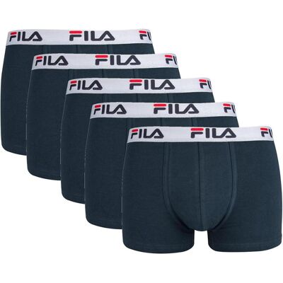 FILA, Herren, Unterhosen, Boxershorts Casual Stretch - 10016, Blau, (5er Pack, L) FILA, Herren, Unterhosen, Boxershorts Casual Stretch - 10016, Blau, (5er Pack, L)