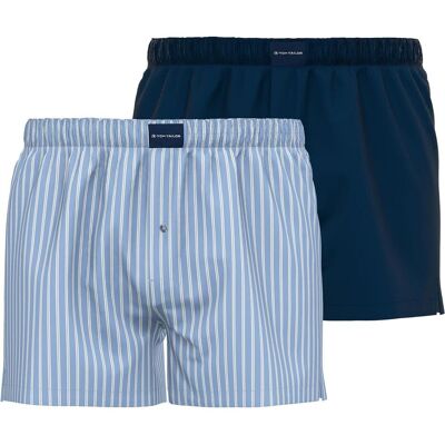 Tom Tailor, Herren, Unterhosen, Web-Boxershorts Casual Bequem sitzend, Blau, (2er Pack, XXL) Tom Tailor, Herren, Unterhosen, Web-Boxershorts Casual Bequem sitzend, Blau, (2er Pack, XXL)