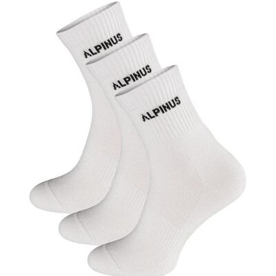 Alpinus, Unisex, Socken, Alpamayo-Socken, Weiss, (3er Pack, 39 - 42) Alpinus, Unisex, Socken, Alpamayo-Socken, Weiss, (3er Pack, 39 - 42)