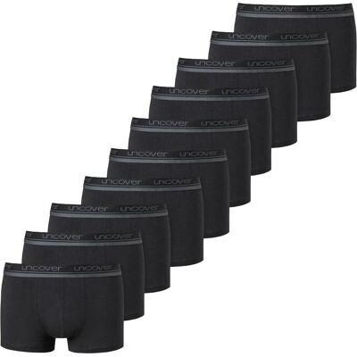 Uncover by Schiesser, Herren, Unterhosen, 10PACK Shorts, Schwarz, (10er Pack, XL) Uncover by Schiesser, Herren, Unterhosen, 10PACK Shorts, Schwarz, (10er Pack, XL)