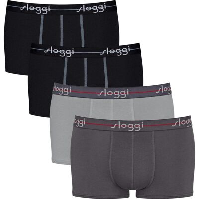 Sloggi, Herren, Unterhosen, Boxershort Casual Figurbetont Start Hipster C4P box, Mehrfarbig, (4er Pack, XXL) Sloggi, Herren, Unterhosen, Boxershort Casual Figurbetont Start Hipster C4P box, Mehrfarbig, (4er Pack, XXL)