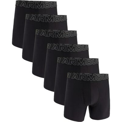 Under Armour, Herren, Unterhosen, Ua Performance Tech - Solid 6 In 6pk, Schwarz, (6er Pack, L) Under Armour, Herren, Unterhosen, Ua Performance Tech - Solid 6 In 6pk, Schwarz, (6er Pack, L)