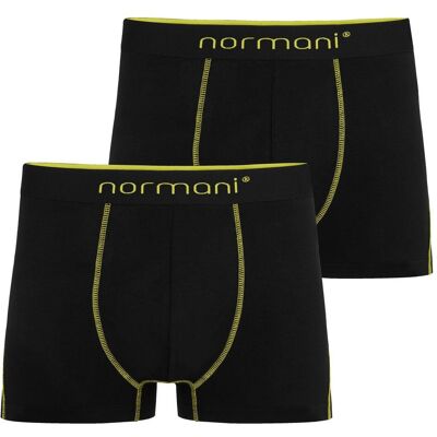 Normani, Herren, Unterhosen, 2 Herren Boxershorts Stanley, Gelb, (2er Pack, 48, S) Normani, Herren, Unterhosen, 2 Herren Boxershorts Stanley, Gelb, (2er Pack, 48, S)