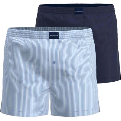 Tom Tailor, Herren, Unterhosen, Dakota, Blau, (2er Pack, L) Tom Tailor, Herren, Unterhosen, Dakota, Blau, (2er Pack, L)