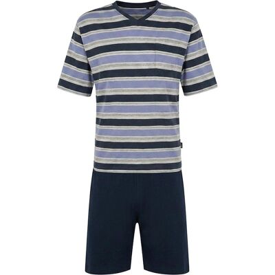 Hajo, Herren, Pyjamas, Klima-Light Shorty, Blau, (L) Hajo, Herren, Pyjamas, Klima-Light Shorty, Blau, (L)