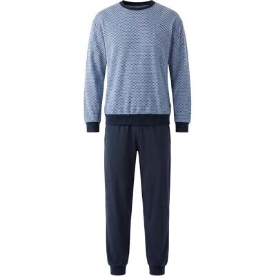 Hajo, Herren, Pyjamas, Pyjama Homewear Bequem sitzend Schlafanzug Premium Cotton, Blau, (XXL) Hajo, Herren, Pyjamas, Pyjama Homewear Bequem sitzend Schlafanzug Premium Cotton, Blau, (XXL)