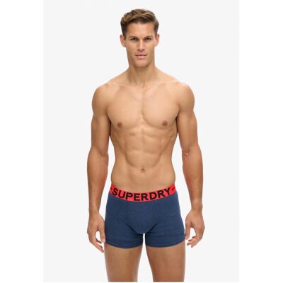 Superdry, Herren, Unterhosen, Boxershorts im 2er-Pack, Blau, (2er Pack, S) Superdry, Herren, Unterhosen, Boxershorts im 2er-Pack, Blau, (2er Pack, S)
