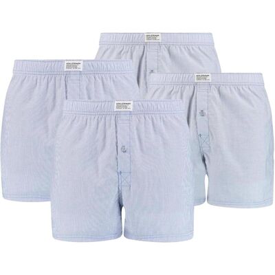 Levis, Herren, Unterhosen, Web-Boxershorts Casual Bequem sitzend, Blau, (4er Pack, S) Levis, Herren, Unterhosen, Web-Boxershorts Casual Bequem sitzend, Blau, (4er Pack, S)