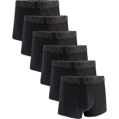 Under Armour, Herren, Unterhosen, Boxershort, Schwarz, (6er Pack, L) Under Armour, Herren, Unterhosen, Boxershort, Schwarz, (6er Pack, L)