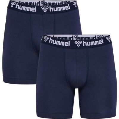 hummel, Herren, Unterhosen, Hmlboxers 2-Pack, Blau, (2er Pack, S) hummel, Herren, Unterhosen, Hmlboxers 2-Pack, Blau, (2er Pack, S)