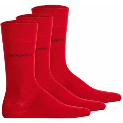 Bugatti Herren, Socken, Socken Business, Rot, (3er Pack, 43 - 46) Bugatti Herren, Socken, Socken Business, Rot, (3er Pack, 43 - 46)