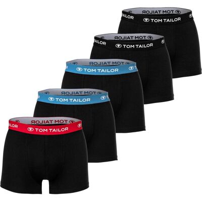 Tom Tailor, Herren, Unterhosen, Boxershort Casual Stretch, Schwarz, (5er Pack, XXL) Tom Tailor, Herren, Unterhosen, Boxershort Casual Stretch, Schwarz, (5er Pack, XXL)