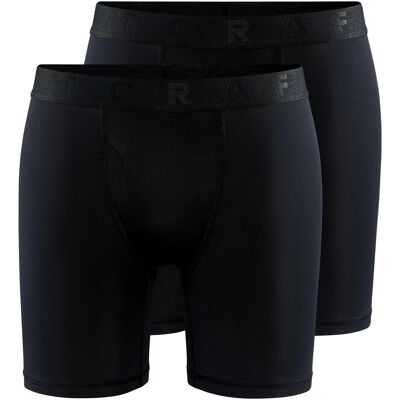 Craft, Herren, Funktionsunterhose, Core Dry 2er Pack Boxer (M), Schwarz, M Craft, Herren, Funktionsunterhose, Core Dry 2er Pack Boxer (M), Schwarz, M