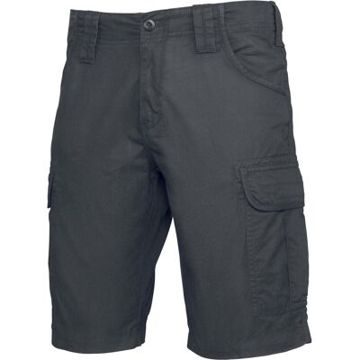 Kariban, Herren, Shorts, Multipoches coton sergé, Grau, (38) Kariban, Herren, Shorts, Multipoches coton sergé, Grau, (38)