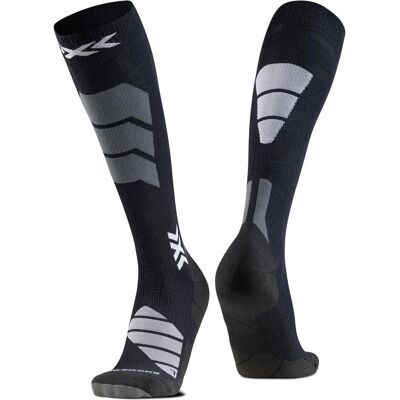 X-Socks, Unisex, Sportsocken, Ski Expert Silk Merino OTC (45 - 47), Grau, Schwarz X-Socks, Unisex, Sportsocken, Ski Expert Silk Merino OTC (45 - 47), Grau, Schwarz