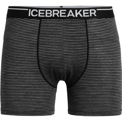Icebreaker, Herren, Funktionsunterhose, Anatomica Boxer (L), Grau, L Icebreaker, Herren, Funktionsunterhose, Anatomica Boxer (L), Grau, L