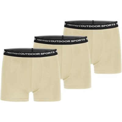 Normani, Herren, Unterhosen, 3er Pack Herren Merino Boxershorts Unterhose - 7694, Weiss, (3er Pack, XXL) Normani, Herren, Unterhosen, 3er Pack Herren Merino Boxershorts Unterhose - 7694, Weiss, (3er Pack, XXL)