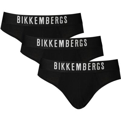 Bikkembergs, Herren, Unterhosen, Black Polyester Men's Underwear, Schwarz, (Einzelpack, S) Bikkembergs, Herren, Unterhosen, Black Polyester Men's Underwear, Schwarz, (Einzelpack, S)