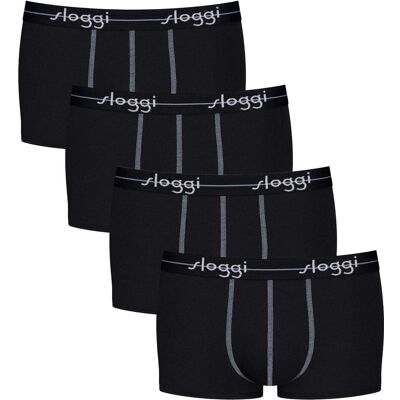 Sloggi, Herren, Unterhosen, Start Hipster C4P box, Schwarz, (4er Pack, M) Sloggi, Herren, Unterhosen, Start Hipster C4P box, Schwarz, (4er Pack, M)