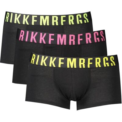Bikkembergs, Herren, Unterhosen, Schwarz Polyester Männer Boxer Unterwäsche, Mehrfarbig, Schwarz, (Einzelpack, S) Bikkembergs, Herren, Unterhosen, Schwarz Polyester Männer Boxer Unterwäsche, Mehrfarbig, Schwarz, (Einzelpack, S)