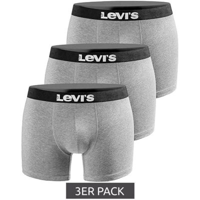 Levis, Herren, Unterhosen, 3er-Pack Herren-Boxershorts, Silber, Grau, (3er Pack, S) Levis, Herren, Unterhosen, 3er-Pack Herren-Boxershorts, Silber, Grau, (3er Pack, S)