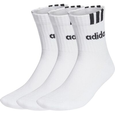 Adidas Unisex, Sportsocken, Linear gepolsterte 3er-Socken (40 - 43), Weiss Adidas Unisex, Sportsocken, Linear gepolsterte 3er-Socken (40 - 43), Weiss