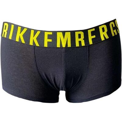 Bikkembergs, Herren, Unterhosen, Schwarzer Baumwoll-Boxer für Männer, Schwarz, (Einzelpack, XXL) Bikkembergs, Herren, Unterhosen, Schwarzer Baumwoll-Boxer für Männer, Schwarz, (Einzelpack, XXL)