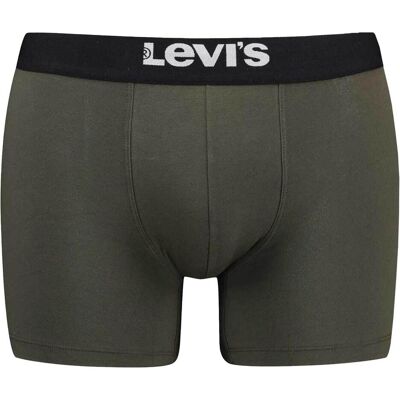 Levis, Herren, Unterhosen, Basic BoxerBrief, Grün, (2er Pack, S) Levis, Herren, Unterhosen, Basic BoxerBrief, Grün, (2er Pack, S)