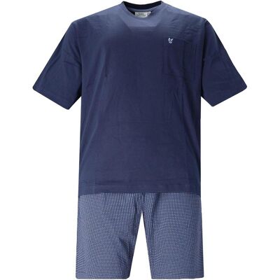 Hajo, Herren, Pyjamas, Pyjama Homewear Bequem sitzend, Blau, (L) Hajo, Herren, Pyjamas, Pyjama Homewear Bequem sitzend, Blau, (L)