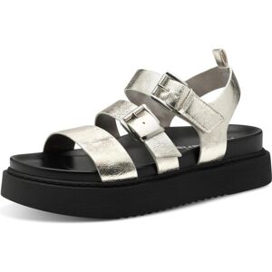 Tamaris Unisex, Sandalen, Latica, Grau, Silber, (40) Tamaris Unisex, Sandalen, Latica, Grau, Silber, (40)
